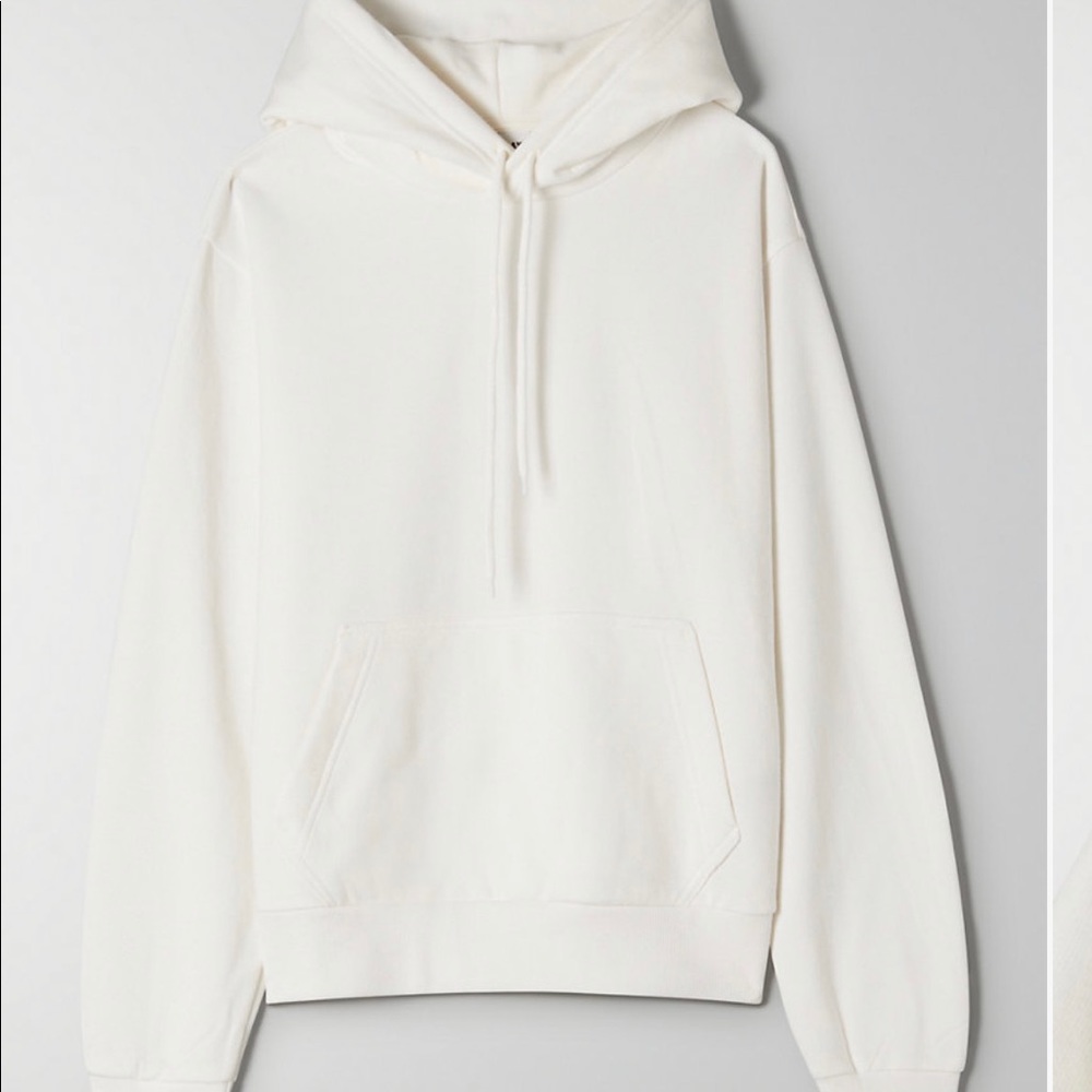 Aritzia white Sunday best hoodie NWT